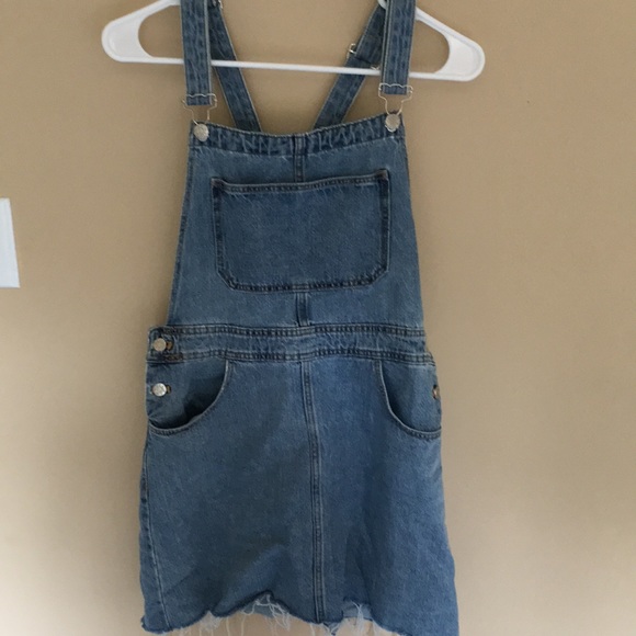 Zara Dresses Zara Denim Overall Dress Poshmark